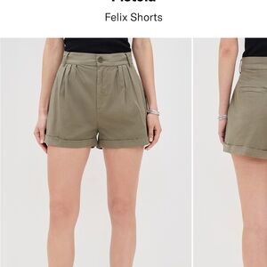 Pistola Felix High Waist Olive Shorts